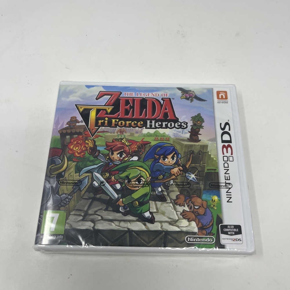 Legend Of Zelda Tri Force Heroes (Nintendo3DS, 2015,) New Sealed PAL REGION